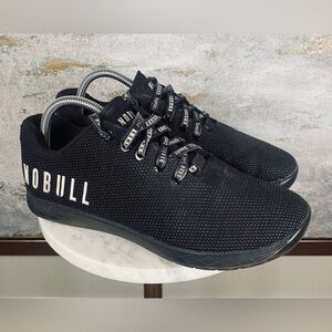 NOBULL Black White Trainer CrossFit Workout Gym Run Sneakers Shoes-Mens 11.5